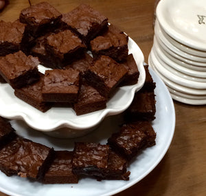 Spiced Dark Chocolate Brownies