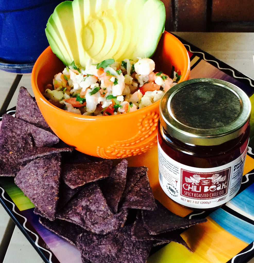 Chili Beak Spicy Ceviche! (Vegan option included!)