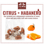 Citrus Habanero Caramels